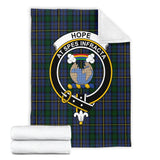 Clan Hope Clan Originaux Crest Tartan Blanket UC373