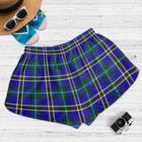 Clan Hope Modern Crest Tartan Womens Shorts NW1802