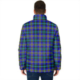 Clan Hope Modern Crest Tartan Padded Jacket RF372