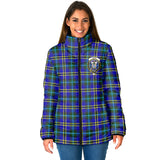 Clan Hope Modern Crest Tartan Padded Jacket RF372