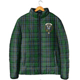 Clan Hope Vere Crest Tartan Padded Jacket RF373