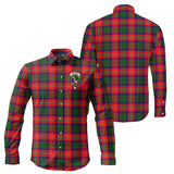 Clan Hopkirk Crest Tartan Long Sleeve Shirt PC611