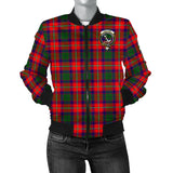 Clan Hopkirk Crest Tartan Bomber Jacket ZJ374