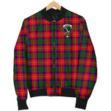 Clan Hopkirk Crest Tartan Bomber Jacket ZJ374