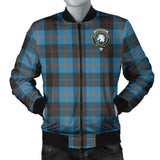 Clan Horsburgh Crest Tartan Bomber Jacket ZJ375