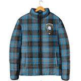 Clan Horsburgh Crest Tartan Padded Jacket RF375