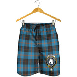 Clan Horsburgh Crest Tartan Mens Shorts NS608