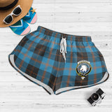 Clan Horsburgh Crest Tartan Womens Shorts NW1799