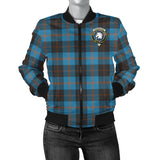 Clan Horsburgh Crest Tartan Bomber Jacket ZJ375