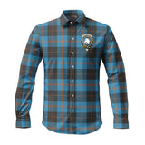 Clan Horsburgh Crest Tartan Long Sleeve Shirt PC610