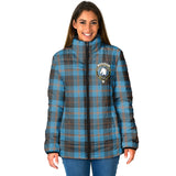 Clan Horsburgh Crest Tartan Padded Jacket RF375