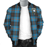 Clan Horsburgh Crest Tartan Bomber Jacket ZJ375