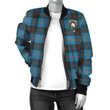 Clan Horsburgh Crest Tartan Bomber Jacket ZJ375