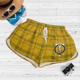 Clan Houston Crest Tartan Womens Shorts NW1798