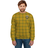 Clan Houston Crest Tartan Sweatshirt HC607