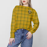 Clan Houston Crest Tartan Sweatshirt HC607