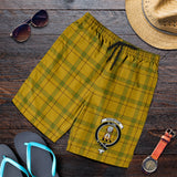 Clan Houston Crest Tartan Mens Shorts NS607