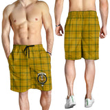 Clan Houston Crest Tartan Mens Shorts NS607