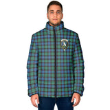 Clan Hunter Ancient Crest Tartan Padded Jacket RF377