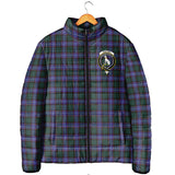 Clan Hunter Modern Crest Tartan Padded Jacket RF378