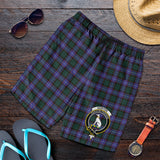 Clan Hunter Modern Crest Tartan Mens Shorts NS605