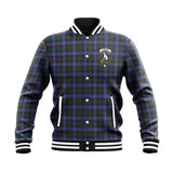 Clan Hunter Modern Crest Tartan Baseball Jacket JM605