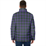 Clan Hunter Modern Crest Tartan Padded Jacket RF378