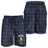 Clan Hunter Modern Crest Tartan Mens Shorts NS605