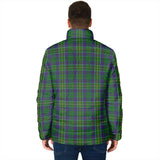 Clan Hunter of Hunterston Crest Tartan Padded Jacket RF379