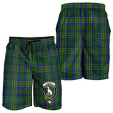 Clan Hunter of Hunterston Crest Tartan Mens Shorts NS604