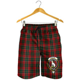 Clan Hunter USA Crest Tartan Mens Shorts NS603