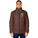 Clan Hunter USA Crest Tartan Padded Jacket RF380