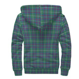 Clan Inglis Ancient Crest Tartan Sherpa Hoodie CT603