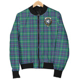 Clan Inglis Ancient Crest Tartan Bomber Jacket ZJ381