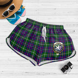 Clan Inglis Modern Crest Tartan Womens Shorts NW1792