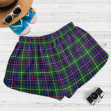 Clan Inglis Modern Crest Tartan Womens Shorts NW1792