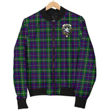 Clan Inglis Modern Crest Tartan Bomber Jacket ZJ382