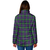 Clan Inglis Modern Crest Tartan Padded Jacket RF382