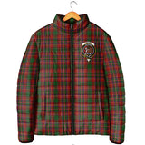 Clan Innes Crest Tartan Padded Jacket RF387