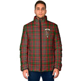 Clan Innes Crest Tartan Padded Jacket RF387