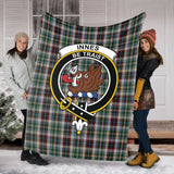 Clan Innes Dress Crest Tartan Blanket UC386