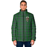 Clan Innes Hunting Crest Tartan Padded Jacket RF385