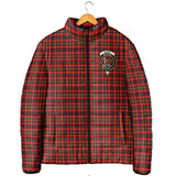 Clan Innes Modern Crest Tartan Padded Jacket RF386