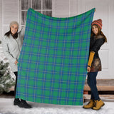 Clan Irvine Ancient Tartan Blanket U451