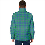 Clan Irvine Ancient Crest Tartan Padded Jacket RF388