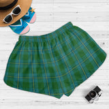 Clan Irvine of Bonshaw Crest Tartan Womens Shorts NW1785