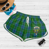 Clan Johnstone Crest Tartan Womens Shorts NW1777