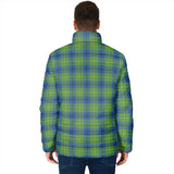 Clan Johnstone-Johnston Ancient Crest Tartan Padded Jacket RF395