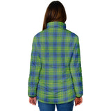 Clan Johnstone-Johnston Ancient Crest Tartan Padded Jacket RF395