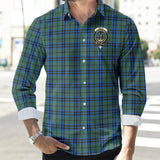 Clan Keith Crest Tartan Long Sleeve Shirt PC585